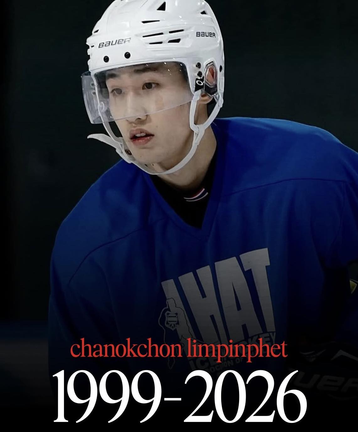 Chanokchon Limpinphet Canada, Death: Thailand Ice Hockey National Team Forward Player Chanokchon Limpinphet Died At 27